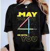 Star Wars May The 4th Be With You Lightsabers Unisex Adult Kid Shirt 1000161