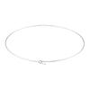 316L Edelstahl Herz Rund Verstellbare Kette Damen Halskette Einfach Offener Hals Metall Schmuck Zubehör: VL534 VL535