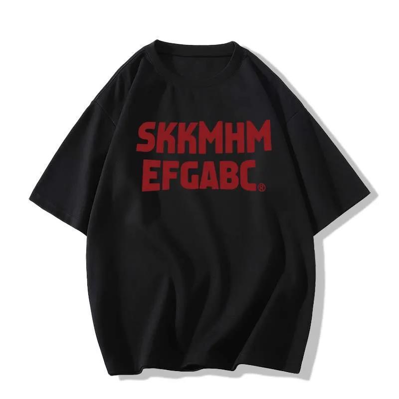 Trendy Letter Print 100% Heavy Cotton Loose Fit T-Shirt for Women