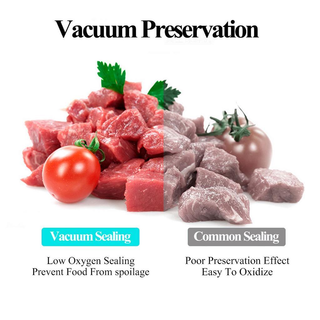 100-240V Household food Vacuum Sealer Mini Kitchen Packaging Machine Film Sealer Vacuum Packer With 8Pcs Vacuum Saver Bags EU/US Plug