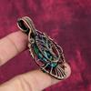 Tree Of Life Fiesta Kingman Turquoise Pendant Copper Wire Wrapped Jewelry