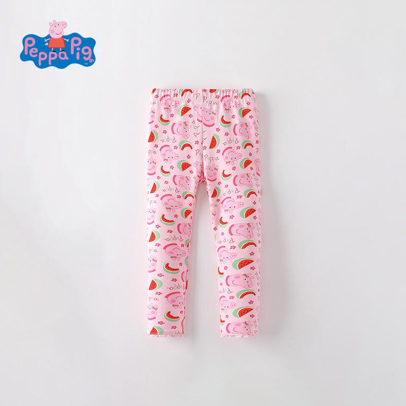 

Peppa Pig Girls Lace Cotton Leggings - Casual Spring/Autumn Trousers 140 cm