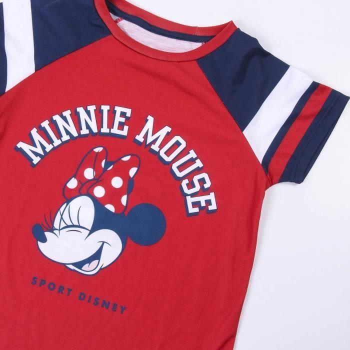 Ensemble t-shirt et short - Cerda - Minnie - Rouge - 6 ans - Coton
