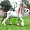 DIY Horse Race Model Horseman Farm stable Animal Figurines Action & Toy Figures ABS Emulation Toys for Children Christmas Gift