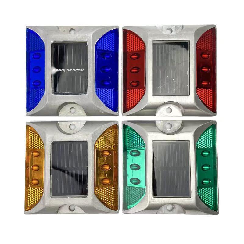 Milin Solar LED Cast Aluminum Flashing Road Stud