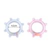 Colorful Ball Parrot Mirror Wear-Resisting Spinning Puzzle Bird Mirror Perch Bite Resistant Bird Cage Decor