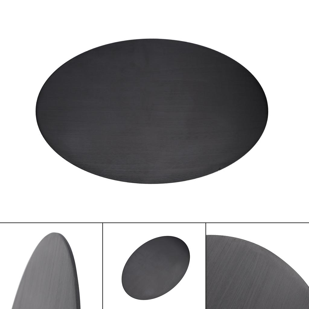 Ovales, leeres Nummernschild aus Aluminiumlegierung, DIY, universell passend für Motorräder