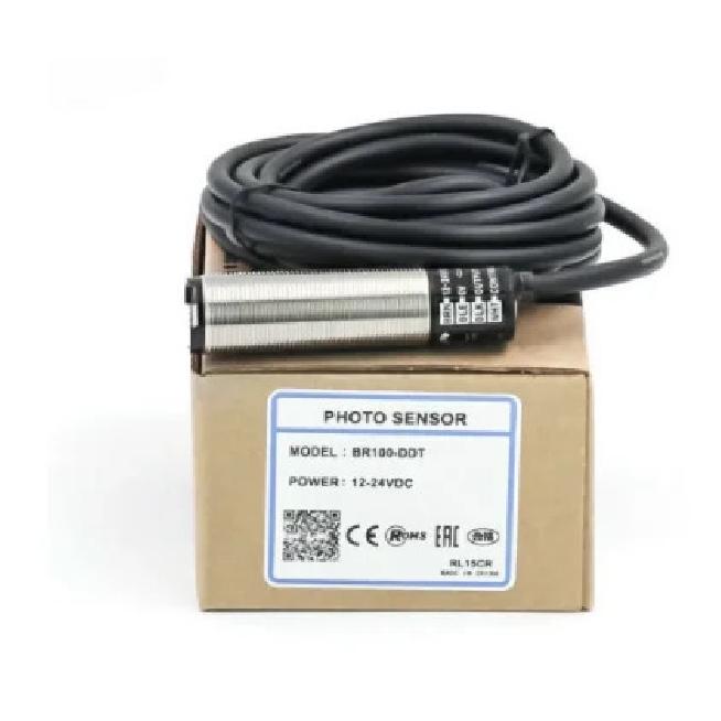 

BR100-DDT BR400-DDT BR100-DDT-P M18 12-24VDC Diffuse Reflectance Photoelectric Switch Sensors New High Quality BR400-DDT-P PNP