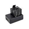 Dual Charger for SJ4000/SJ7000 Sports Cameras with Two Batteries and Charging Cable In White Box