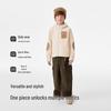 YEEHOO Boys' Hooded Color-Block Outdoor Winter Jacket