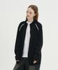 BLOND9 Classic High-Neck Knit Zip-Up_Black
