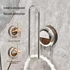 MDNG Suction Cup Wall-Mounted Hair Accessory Organizer