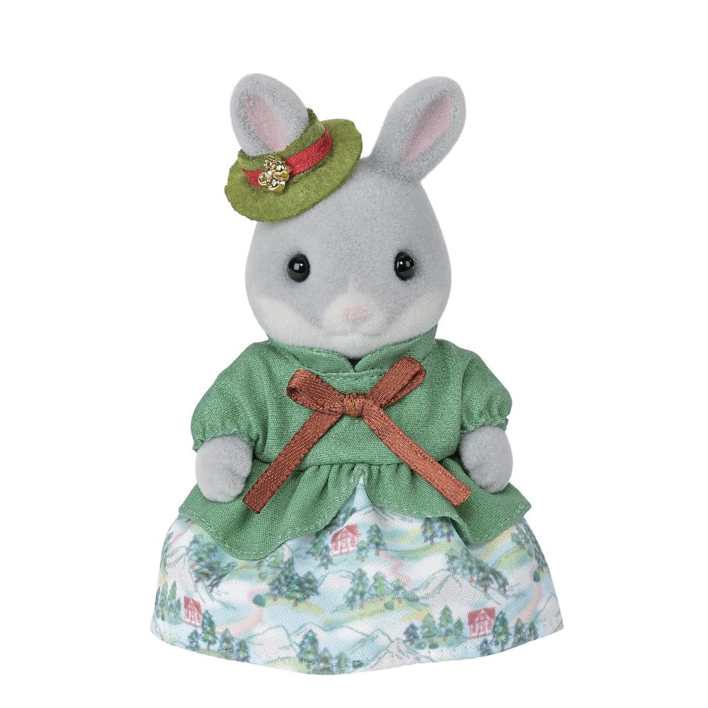 Sylvanian Families Dolls Family Celebration ST Mark Ages 3 and Toy Sylvanian Epoch [WataUsagi Set] C-81 Certified, Up, Dollhouse, Families,