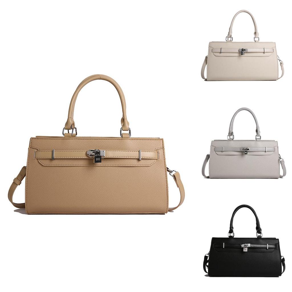 Style Women Large Pu Handbag With Zipper Closure For Daily Use