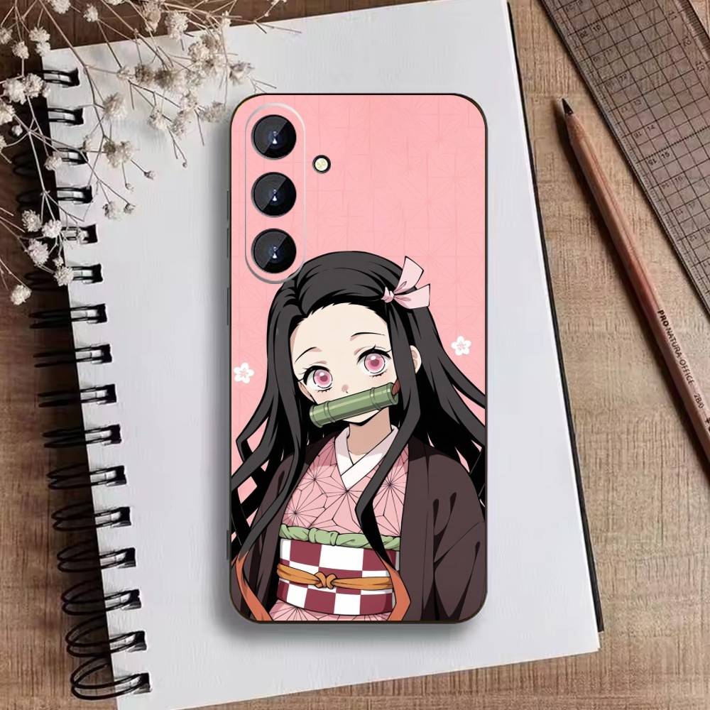 

Nezuko I-Kamado Phone Case For Samsung Galaxy A73,A21s,A22,A31,A52,A53,A71,A41Soft Black Shell Samsung a32 4g