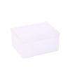 Transparent Rectangle Storage Box for Toy Parts, Stationery, or Food