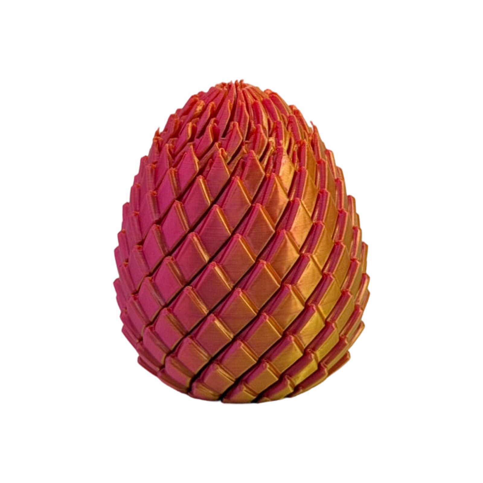 3D Printed Spiral Toy Egg Stress Relief Toy