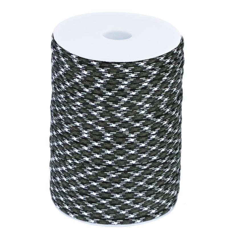 Paracord Exterior 100m 7 Miezuri 4mm: Ideal pentru Pasionații Militari și Brățări de Supraviețuire