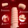 Cock Extender Threaded Realistic Outlook Realistic Penis Sleeve Realistic Sillicone Penis Sleeve for Bathroom