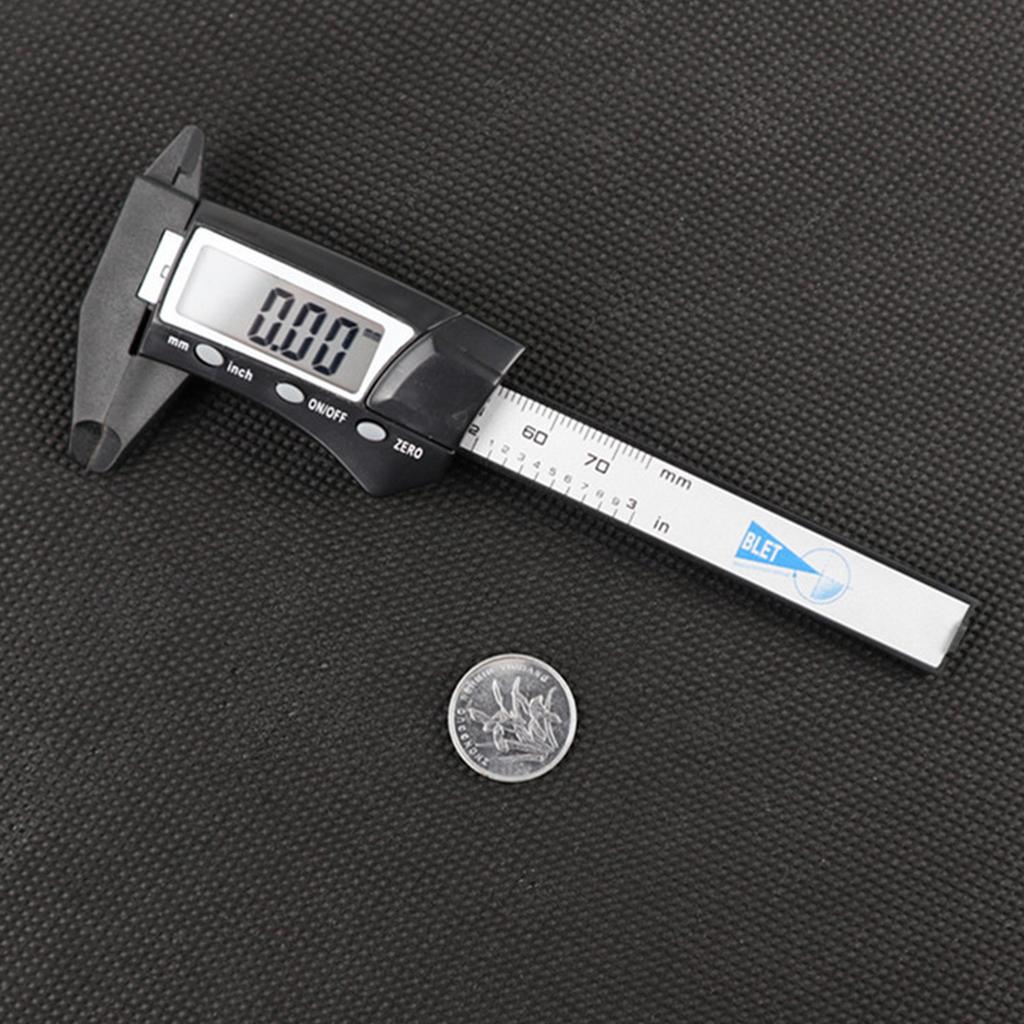 0-75mm Vernier Caliper Electronic LCD Digital Caliper Pocket Size Micrometer Gauge Thickness Diameter Measuring Tool