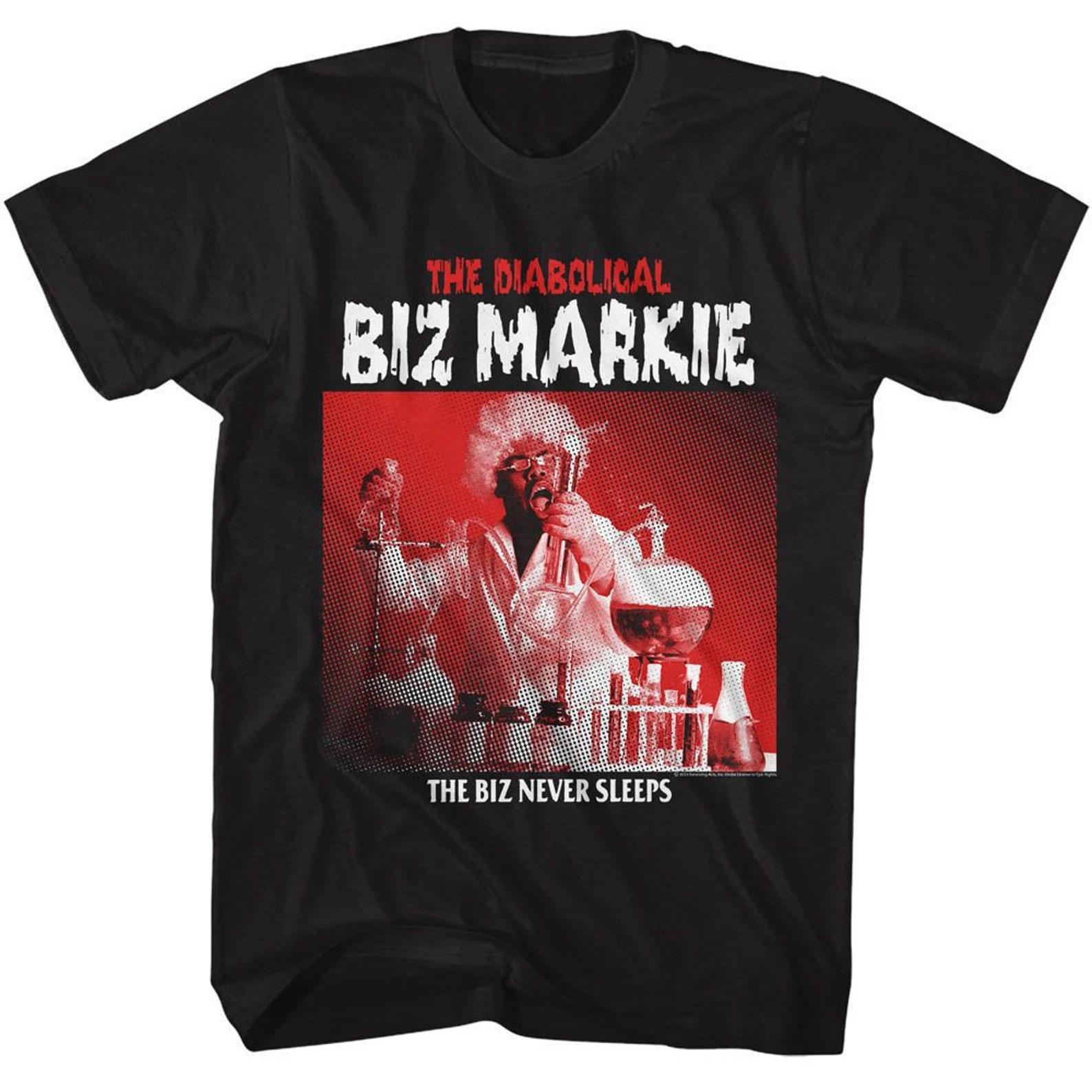 Biz Markie The Biz Never Sleeps Черная футболка S