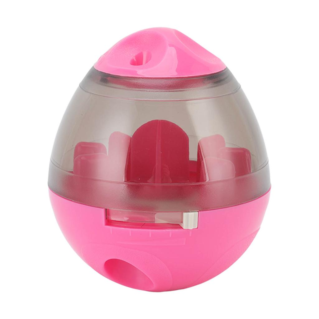 Pet Food Dispensing Ball Interactive Memory Training Dog Slow Feeder Puzzle Toy for Puppy Cat Pink