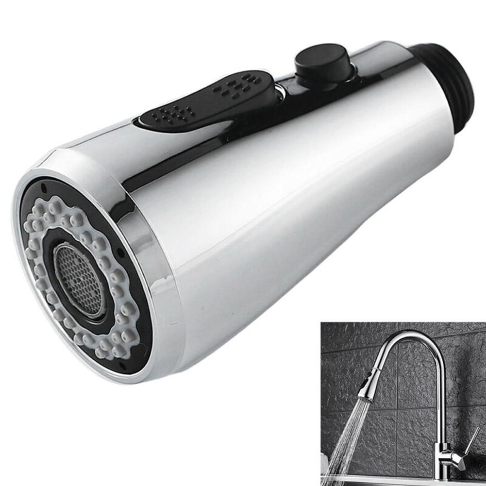 Tap Head Spray Tap Head ABS General 1/2 Inch Rain And Bubbling Style Silver