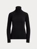 Autumn/Winter 2026 European & American Slimming Black High Neck Knit Sweater for Women