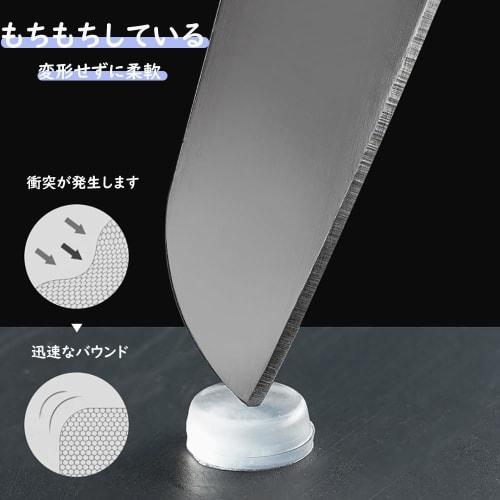 Samcos Door Stop Cushion, 150 Pieces, 3 Sizes: 5mm/8mm/10mm, Round, Transparent, Non-Slip Silicone Cushion, Door Cushion, Door Scratch Prevention, Fu