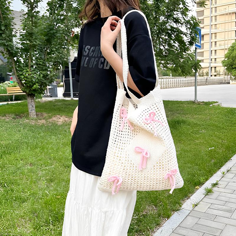 Women'S Woven Bag  Texture Single Shoulder Crossbody Bag  Bag