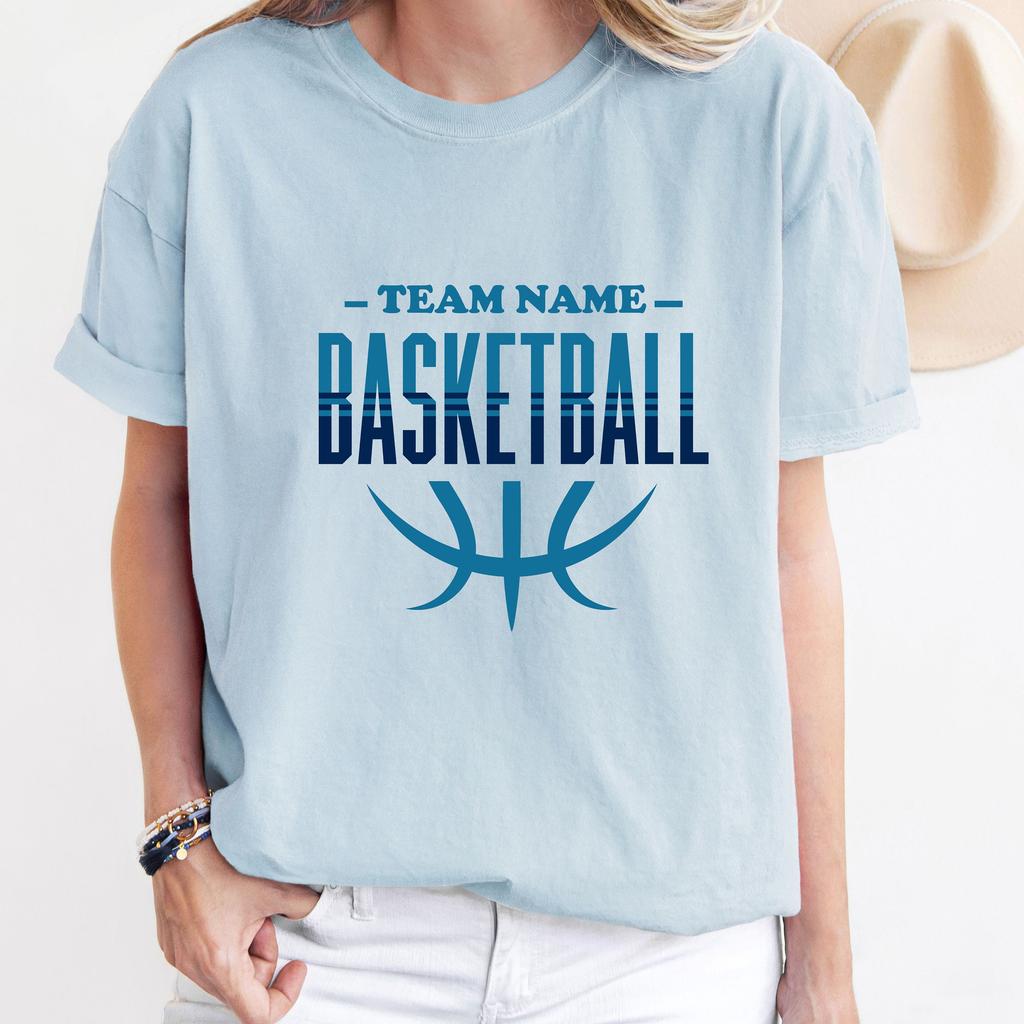 Basketball Personalized Shirt Game Day Sport Tee Women T Shirts Cotton Tops