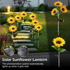 LED Solar Sunflowers Flower Light Home Decorative Flower Lights Garden Decoration Lawn Lamp Waterproof Landscape Flower Light