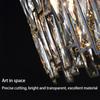 New LED Crystal Chandelier Lamp Luxury Black Lustre Kitchen Island Chandeliers Living Room Dining Home Ceiling Lighting Fixtures
