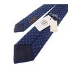 HERMES  336111T_01  Tie Marine/Ciel Silk/cotton Mens