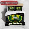 3pcs Duvet Cover Set (1*Duvet Cover + 2*Pillowcase, Without Core), Custom Name ADO Den Haag Pattern Bedding Set, Home Bedroom Decor Gift