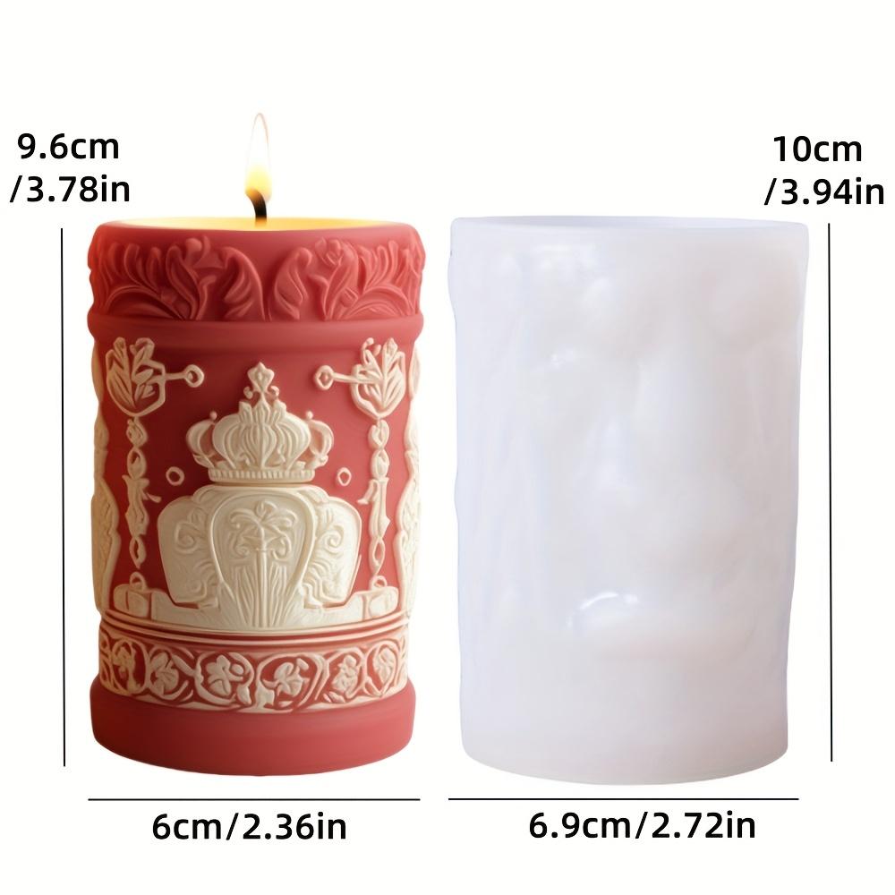 Königskrone Säulenkerze Silikonform Heilige Krone Reliefsäule Kerzenform Königskrone Totem Harz Gipsformen Weihnachtsgeschenk
