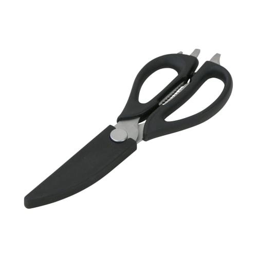

Takeda Corporation [Camping, Kitchen, BBQ, Scissors] Black Outdoor Multi-Scissors, 8 x 1.2 x 22.7 cm, OMS-BK
