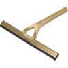 Shower Squeegee for Glass Doors with Adhesive Hook Gold Window Squeegee Rubber Scraper for Bathroom, Window, Mirror, Car Glass, Tile Wall