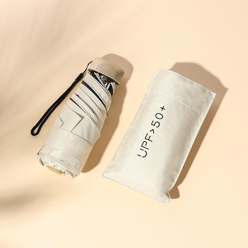 

Подарок на День матери Плоский зонт Карманный зонт Переплет Защита от солнца Ультралегкий Портативный УФ Защита от ультрафиолета Солнцезащитный зонт Iron&6K