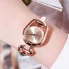Fashion Ladies Quartz Watch With Alloy Bracelet And Rhinestone Decor For Casual Wear