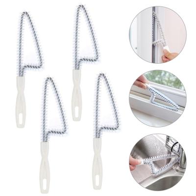 Spazzola per la pulizia delle fessure con impugnatura ergonomica a setole dure Strumento di pulizia multifunzionale per spazzole per fessure per il bagno ampiamente utilizzato