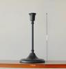 Black Wrought Iron Retro Candlestick Ornament for Christmas, Halloween, Weddings