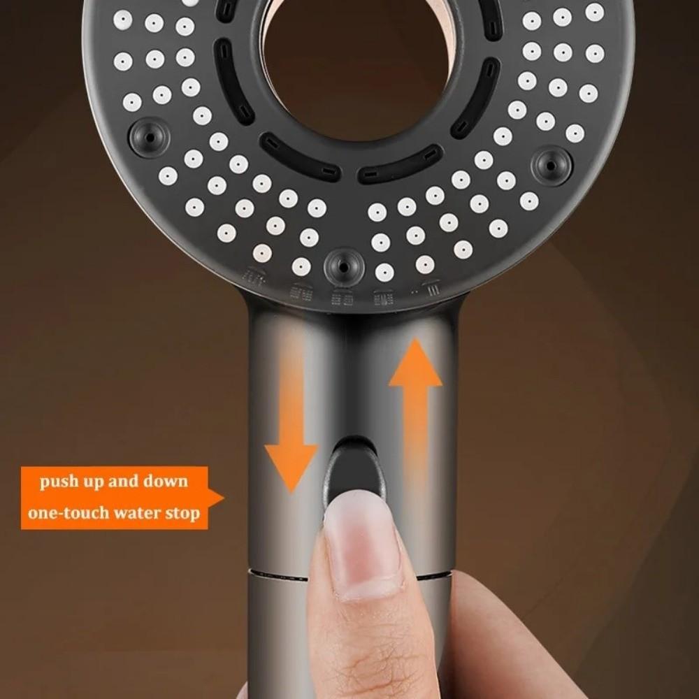 5 Speed Adjustment Handheld Shower Hand High Pressure Shower Set  Bathroom Supplies