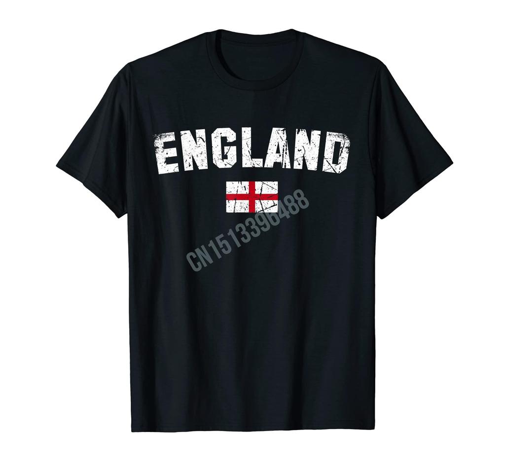 ZX More Design ENGLAND Flag Vintage Distressed English Pride TShirt For Men Women T Shirt Hip Hop Tops Cotton Tees