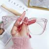Womens Big Size Finished Myopia Glasses Trendy Anti-reflective Optical Computer Eyewear Unisex Fashionable Minus Diopter To -4.0