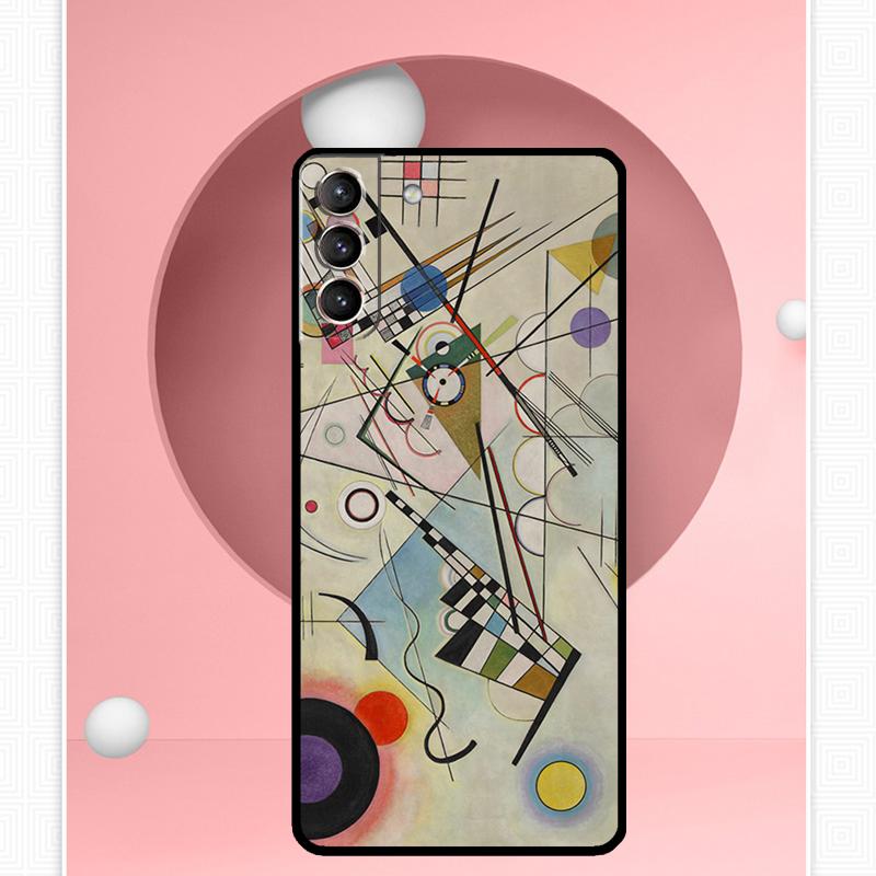 Wassily Kandinsky Abstract Case For Samsung Galaxy S25 Ultra S20 S21 S22 S23 S24 Ultra S9 S10 Plus S25 FE Cover Funda