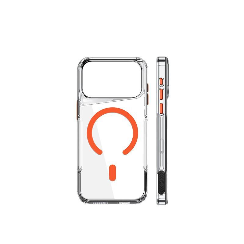 iPhone 17 Pro Max Magnetic Case - Large Hole, Compatible with iPhone 13-16, Transparent Protective Cover with Slim Profile.