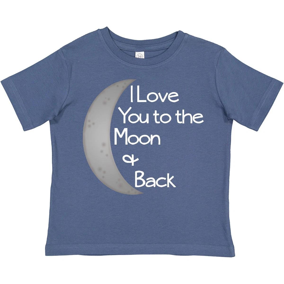 

Inktastic I Love You To The Moon & Back. Toddler T-Shirt Cute Child Preschooler 140