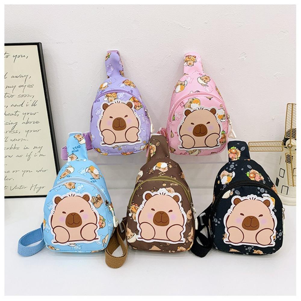 Large Capacity Kids Chest Bag Cute Cartoon Children's Waist Packs Creative Crossbody Bag
