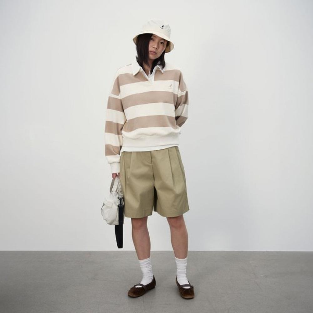 Kangol Women S Bermuda ShortS Beige 4070 SS